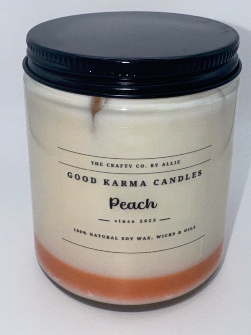 Peach Scented Candle
